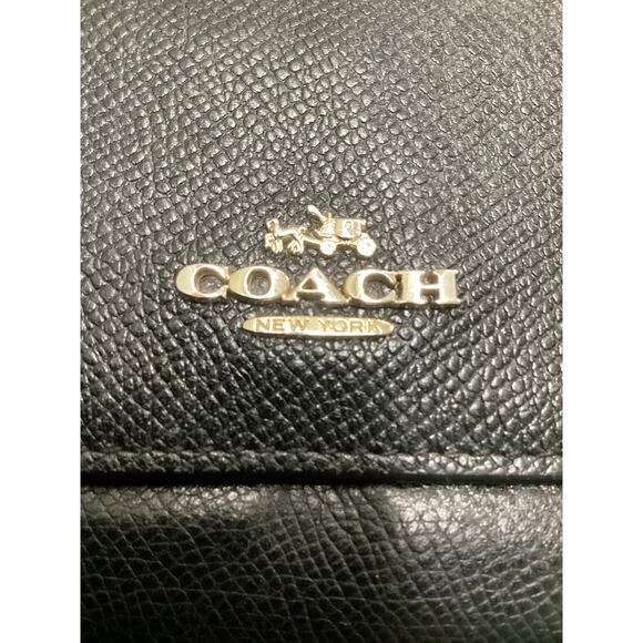 Coach Wallet Women’s One Size Pebbled Leather Slim Envelope Wallet Black - Picture 8 of 8